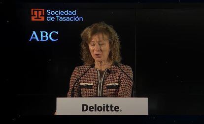 La subgobernadora del Banco de España, Margarita Delgado, en XXVII Encuentro del Sector Financiero
EUROPA PRESS
18/11/2020