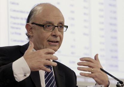 El ministro de Hacienda, Cristóbal Montoro.