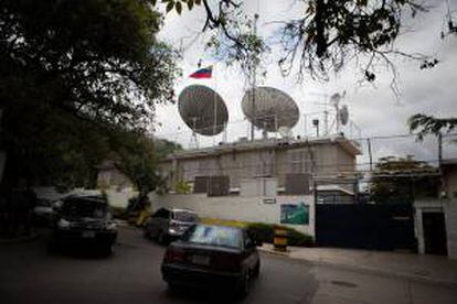 Vista general de la fachada del canal de televisión privado Globovision de Venezuela este lunes 27 de mayo de 2013, en Caracas (Venezuela).