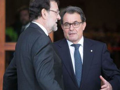 Mariano Rajoy y Artur Mas en una imatge d'arxiu.