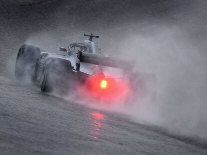 El piloto de Mercedes Lewis Hamilton durante los entrenamientos del Gran Premio de Estados Unidos de Fórmula 1.