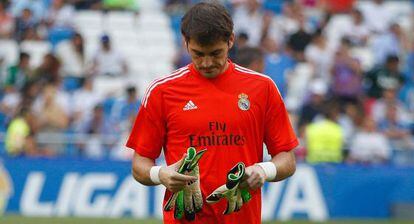 Iker Casillas, antes del encuentro del domingo frente al Betis.