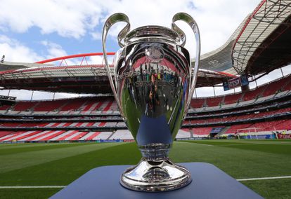El estadio Da Luz, en Lisboa, acogerá la final de la Liga de Campeones como en 2014, a la que pertenece la imagen.