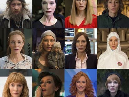 La actriz Cate Blanchett, en el collage audiovisual Manifesto.