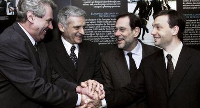 Entrada en la OTAN de la República Checa, Holanda y Hungría, en 1999.