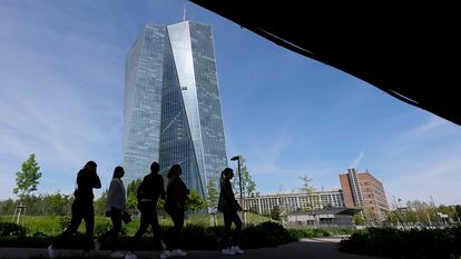 Sede del Banco Central Europeo (BCE) en Frankfurt, Alemania.