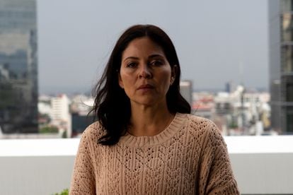 Bertha María Deleón, activist and former lawyer of Nayib Bukele, in Mexico City, on July 13, 2022.