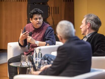 Haitanya Tamhane, discípulo de la Iniciativa Artística Rolex, en uno de los actos celebrados en el Fin de Semana de las Artes Rolex en Berlín. (Foto: Rolex)