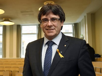 Carles Puigdemont en Helsinki.