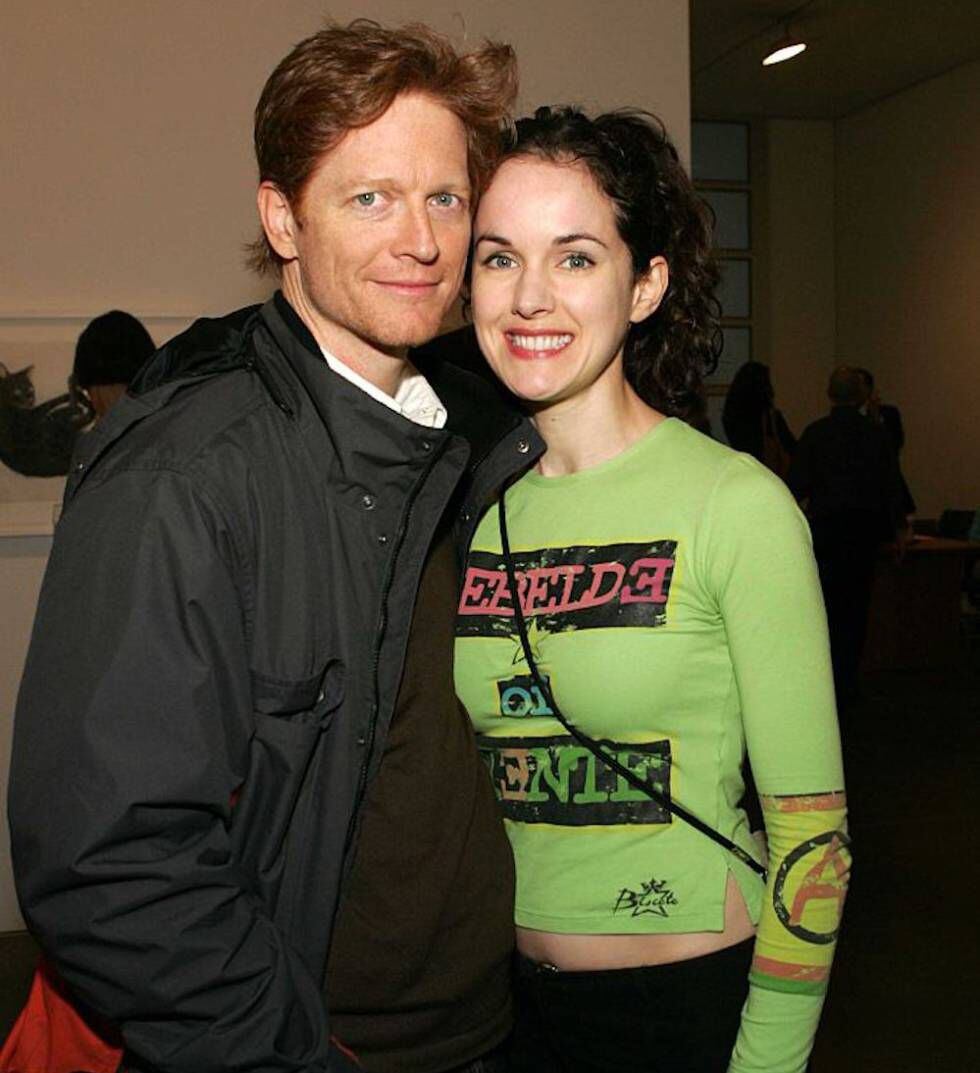 Eric Stolz con Bernadette Moley en una fiesta en Nueva York en 2005.