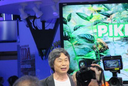 Miyamoto, el genio, en persona.