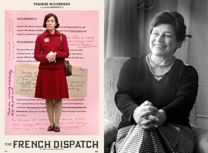 Frances McDormand sur 'The French Chronicle' et l'écrivain qui l'inspire, Mavis Gallant, qui a également couvert mai 68 pour 'The New Yorker'.