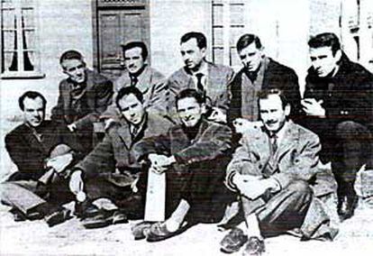 'Lo más granado de una excelente generación de poetas', reunidos en Colliure el 22 de febrero de 1959.