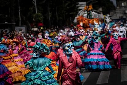 desfile del Día de muertos sobre Paseo de la Reforma, el 31 de octubre del año pasado.