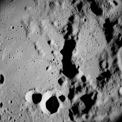 Imagen de la Luna tomada desde el 'Apolo 8'.