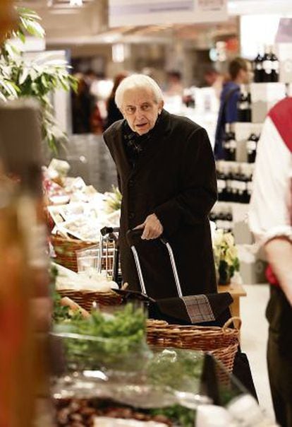 Cornelius Gurlitt, en un supermercado muniqués en noviembre.
