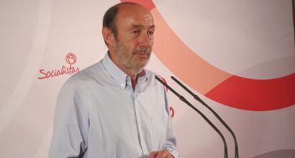 El secretario general del PSOE Alfredo P&eacute;rez Rubalcaba
