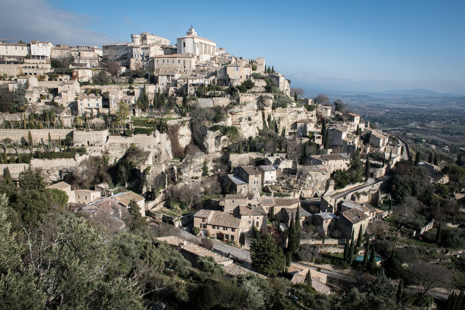 Pueblo de Gordes, en la Provenza, lugar de residencia de Maryse Condé.