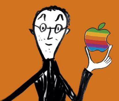 Car&agrave;tula de la biografia de Steve Jobs.