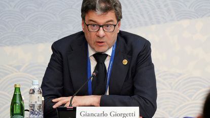 El ministro de Economía italiano, Giancarlo Giorgetti.