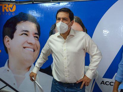 El candidato a la presidencia de Ecuador Andrés Arauz.