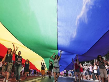 Manifestación del Orgullo Gay en Valéncia