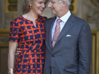 Felipe y Matilde de B&eacute;lgica en Estambul, el pasado 16 de octubre.