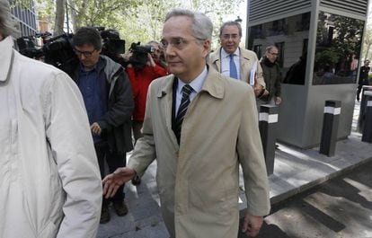 Pedro Gómez de la Serna, en la Audiencia Nacional el pasado mayo.