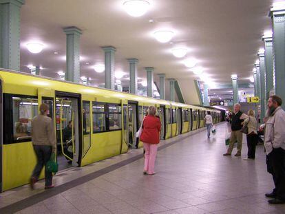La estación de Metro de Alexanderplatz, en Berlín