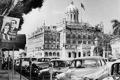 Palacio del presidente Batista en La Habana, en 1958.