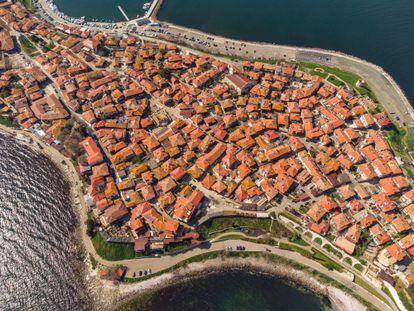 The city of Nesebar, on the Black Sea.