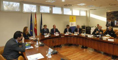 Imagen de la reunión de la Comisión Antiviolencia.