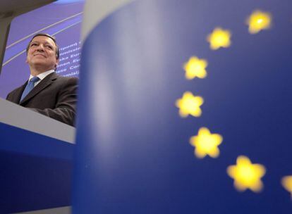 El presidente de la Comisión Europea, José Manuel Durão Barroso, ayer en Bruselas.