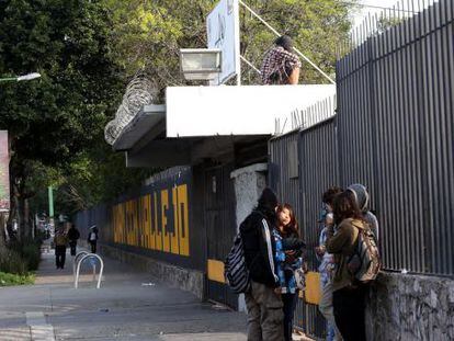 El CCH Vallejo, tomado por los alumnos.