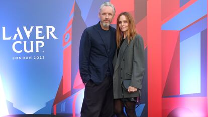 Alasdhair Willis y Stella McCartney durante el primer día de la Laver Cup en el O2 Arena, el 23 de septiembre de 2022 en Londres, Inglaterra.