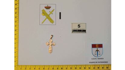 Joyas incautada spor la Guardia CIvil en el norte de España el 12/01/2024