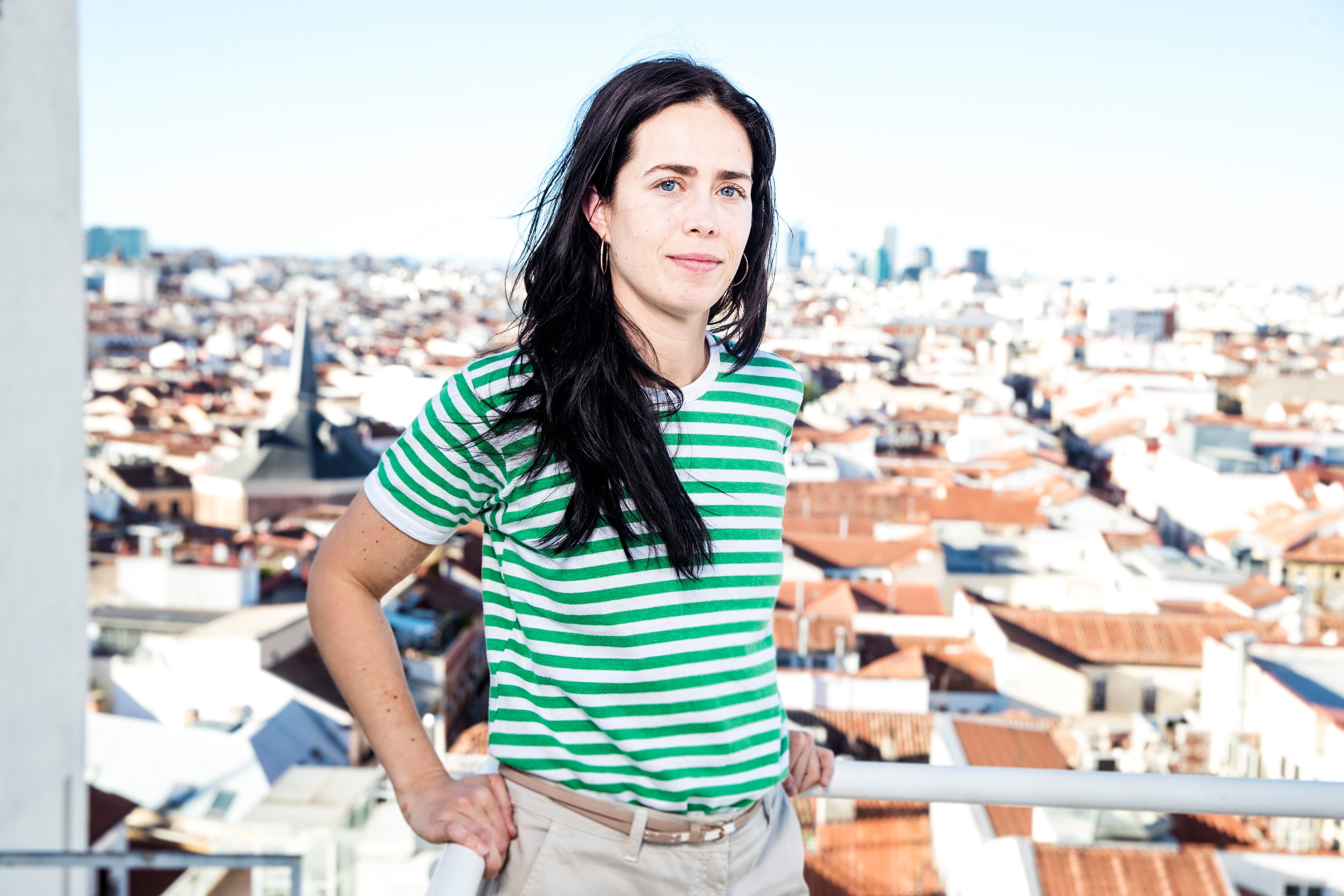 La escritora Greta García, retratada el lunes en Madrid.