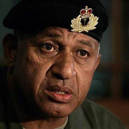 El líder de los golpistas en Fiji, el comandante Frank Bainimarama.