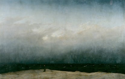 'Monje a la orilla del mar' (1808-1810), de Caspar David Friedrich.