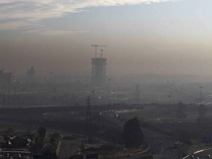 Vista de la contaminación en Sevilla desde Camas 