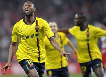 Keita celebra el gol del empate