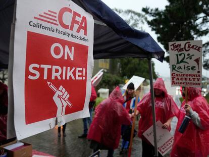 El sindicato California Faculty Association convocó a una huelga de cinco días en el sistema de educación pública universitaria más grande de EE UU.