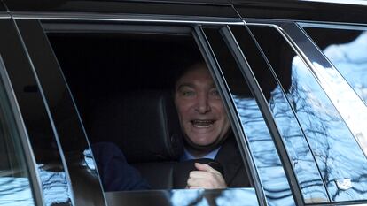 El presidente electo de Argentina, Javier Milei,  en su visita esta semana a la capital estadounidense.