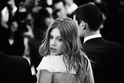 La actriz Ad&egrave;le Exarchopoulos.