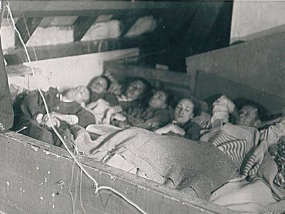 Judíos ocultos, entre 1940 y 1945, en el desván que estaba sobre la galería de los mamíferos carnívoros en el zoo de Ámsterdam.