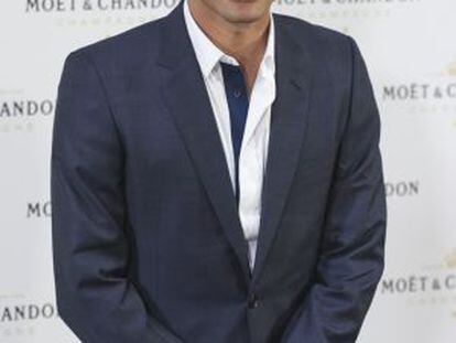 Federer, durante un acto publicitario en Madrid