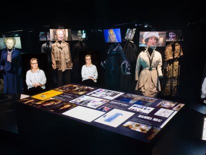 La presència virtual de Meryl Streep explica alguns dels seus vestits exposats.