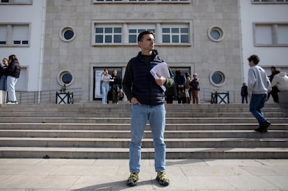 Ricardo Oliveira, profesor de Geografía en el liceo de Faro.