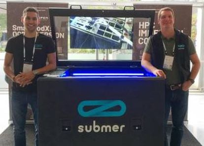 Pol Valls Soler y Daniel Pope co-fundadores de Submer.
