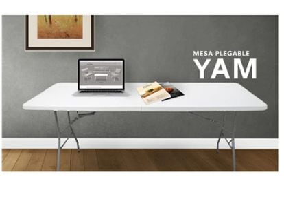 Esta mesa plegable tamaño familiar es una de las favoritas de los usuarios en Amazon México